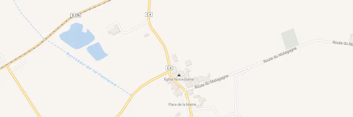 Plan du 18 Le Bourg à Lagarrigue