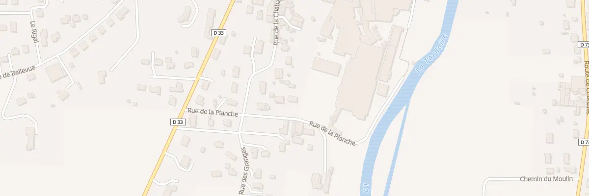 Plan du 12 Rue de la Planche à La Rochefoucauld-en-Angoumois