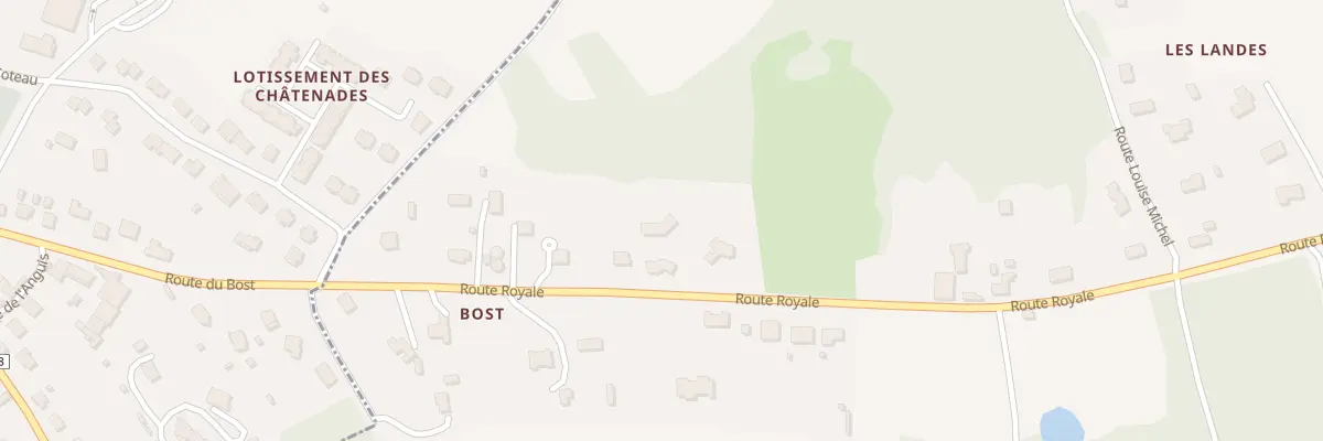 Plan du 27B Rte du Bost à Sourzac