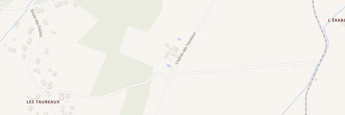 Plan du 4 Che des Taureaux à Ouzilly
