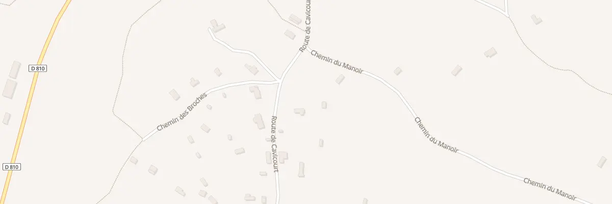 Plan du 993 Rte de Cavicourt à Saint-Pierre-de-Cormeilles