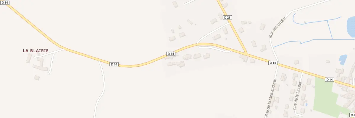 Plan du 33 Rte d’Orches à Sossais