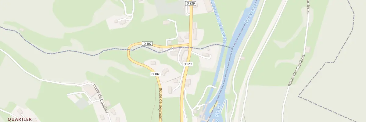 Plan du 5007 Pereuillez à Beyrède-Jumet-Camous