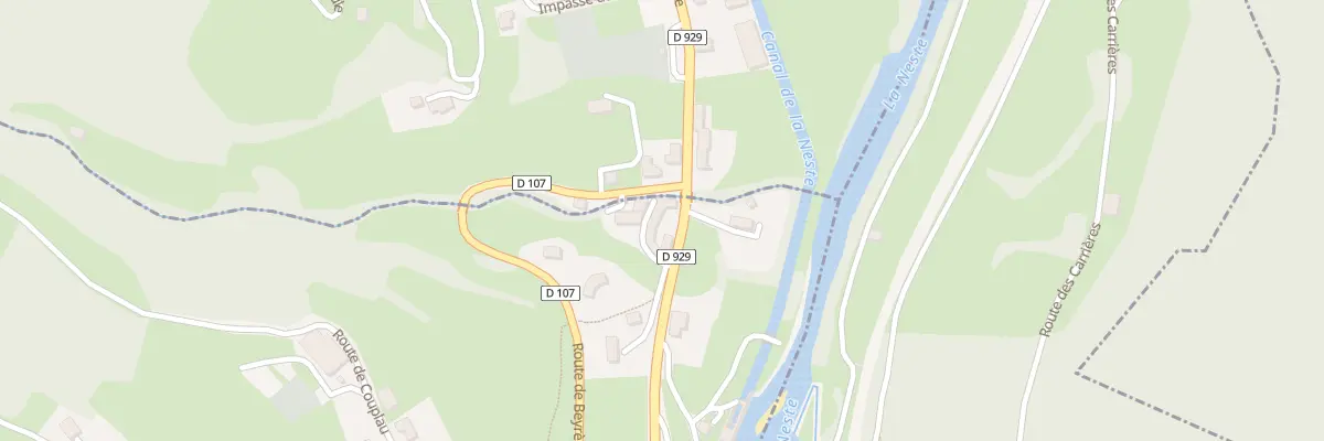 Plan du 24 Rte d’Espagne à Beyrède-Jumet-Camous
