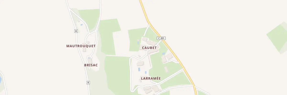 Plan du 5023 Caubet à Lasserre