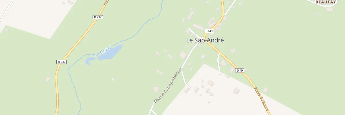 Plan du 4 Che du Noyer-Ménard au Sap-André