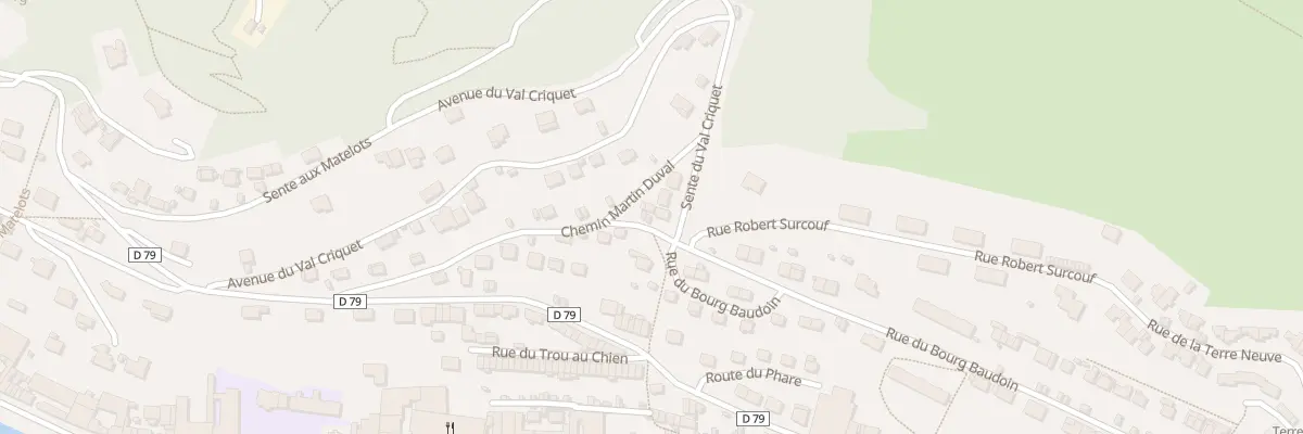 Plan du 516 Rue du Bourg Baudoin à Fécamp