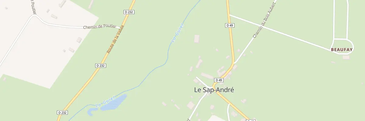 Plan du 49 Le Bourg au Sap-André