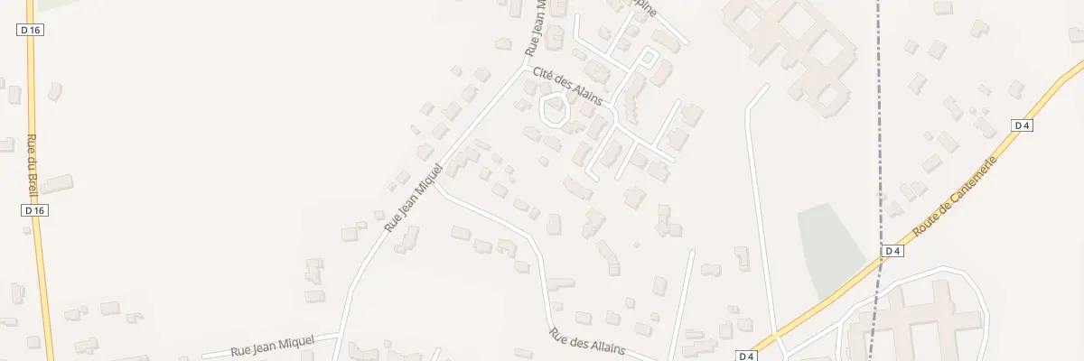 Plan du 18 Rue des Allains à La Force