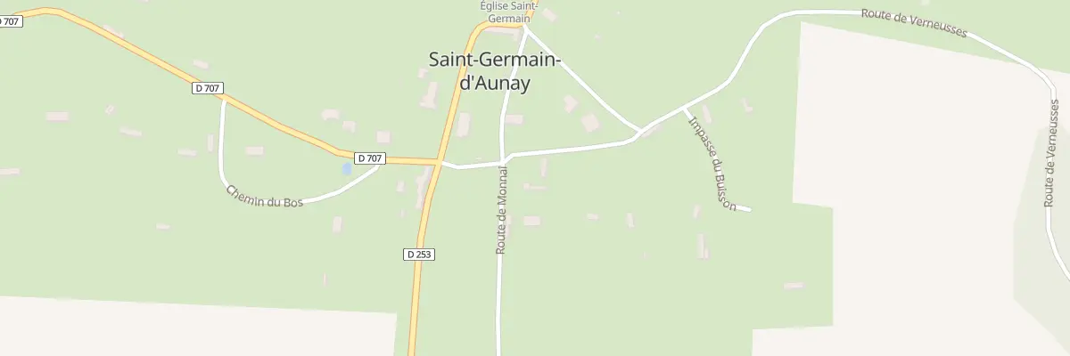 Plan du 4 Rte de Verneusses à Saint-Germain-d’Aunay