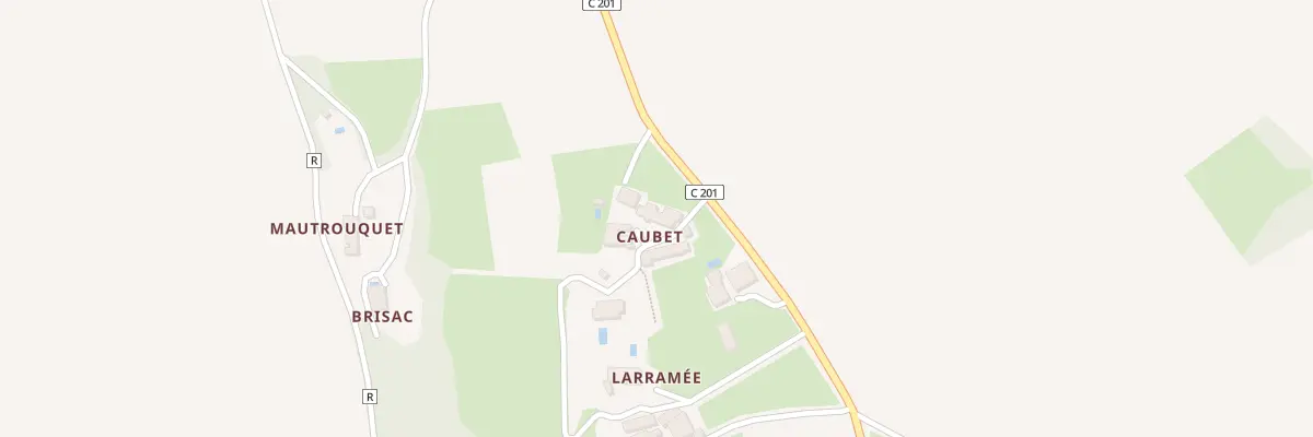 Plan du 5025 Caubet à Lasserre
