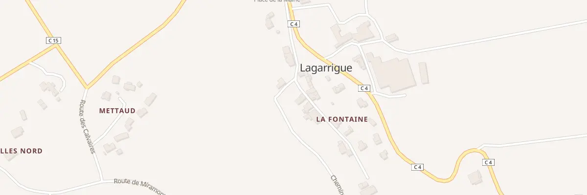 Plan du 5022 La Fontaine à Lagarrigue