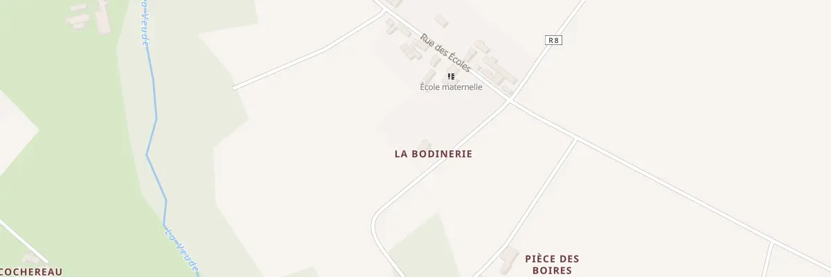 Plan du 119 La Bodinerie à Razines