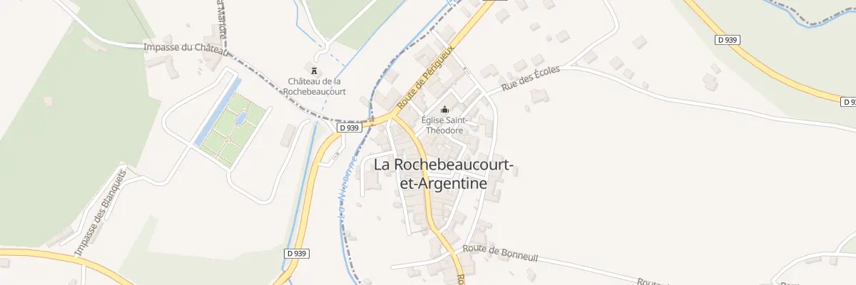 Plan du 2 Esp Espace des Comtes de Bearn à La Rochebeaucourt-et-Argentine