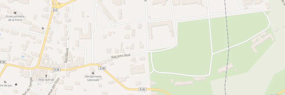 Plan du 1 Rue du Parc à La Force