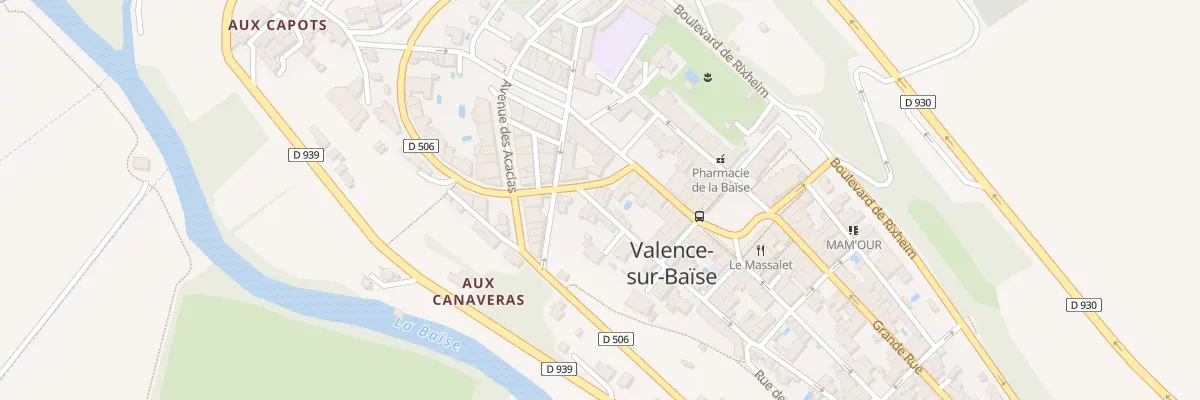 Plan du 1 Rue Saint Jean à Valence-sur-Baïse