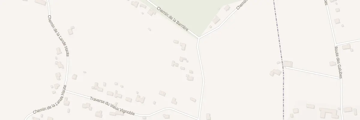 Plan du 9 Che de Lavergne à La Force