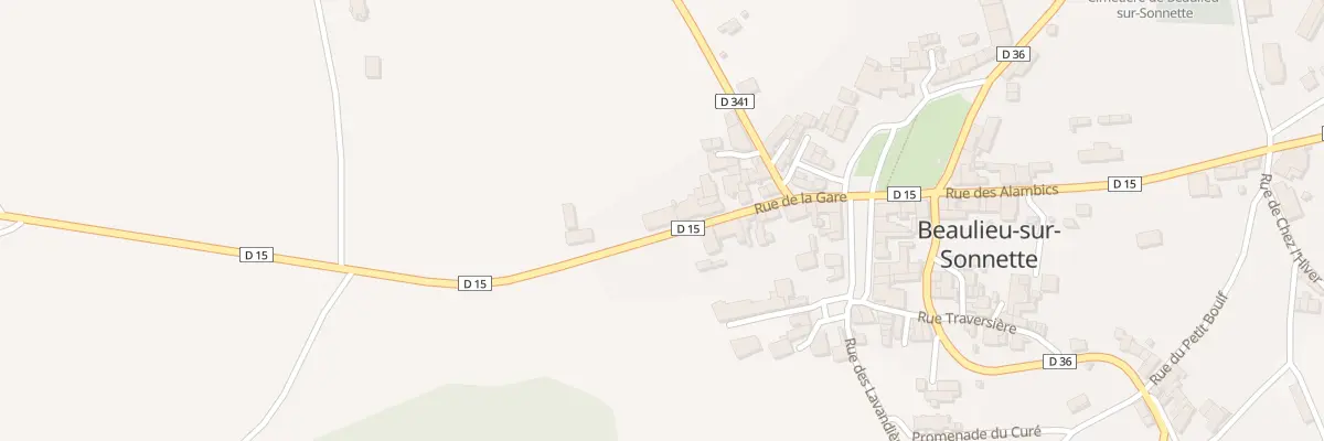 Plan du 5007 Les Maines à Beaulieu-sur-Sonnette