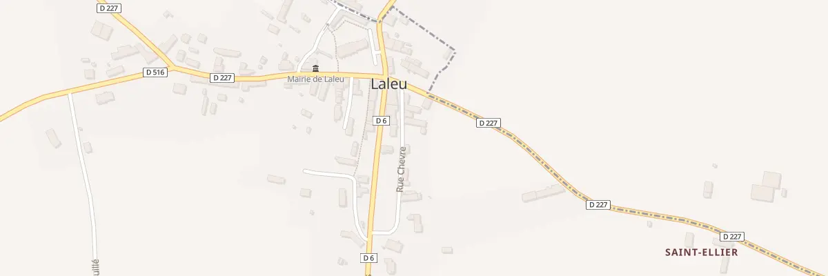 Plan du 1 Rue Chèvre à Laleu