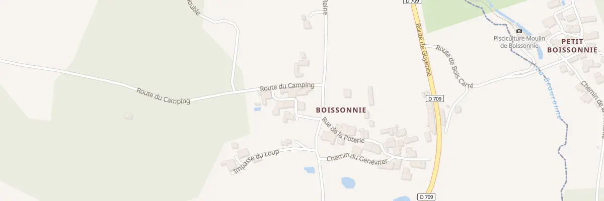 Plan du 3480 Rte du Camping à Beauronne