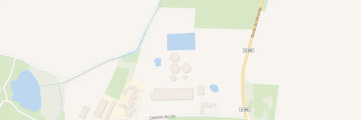 Plan du 21 Che du Lac à Fontrailles