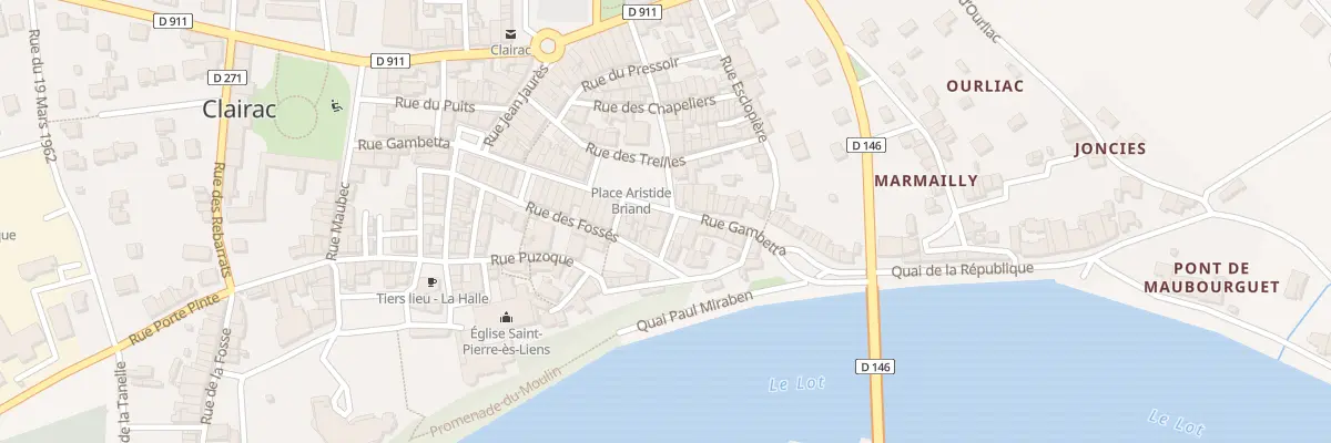 Plan du 56 Rue Gambetta à Clairac
