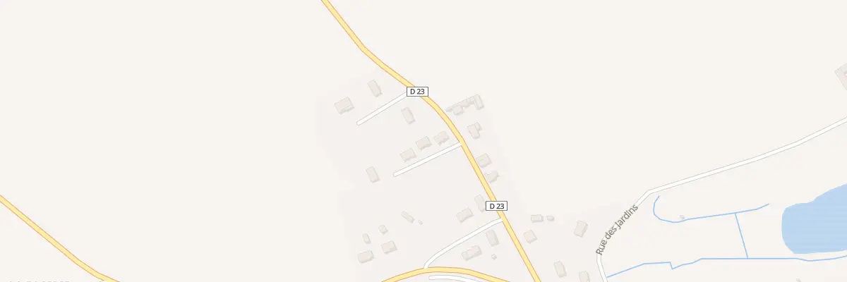 Plan du 13 Rte de Serigny à Sossais