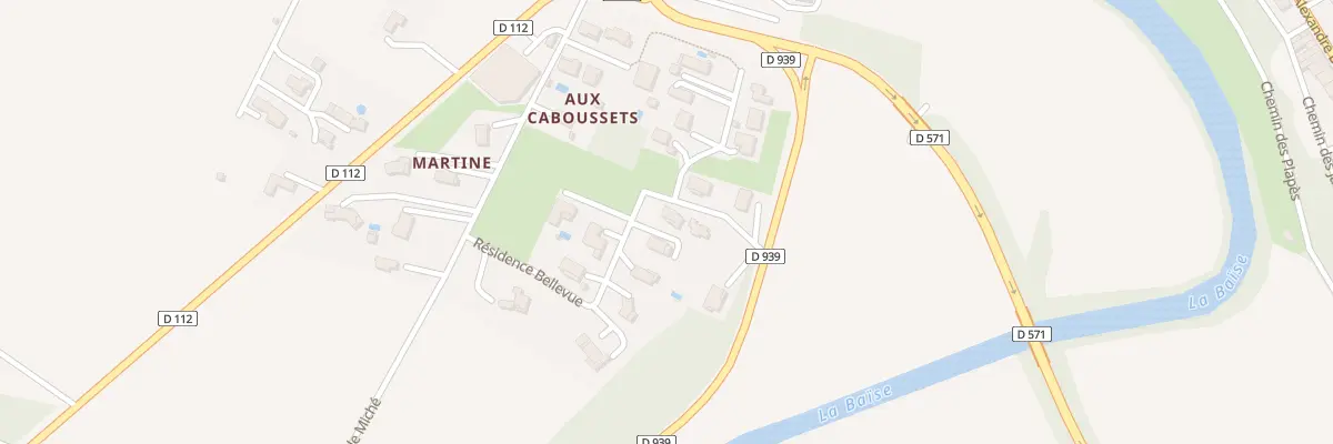 Plan du 11 Lot Caboussets à Valence-sur-Baïse