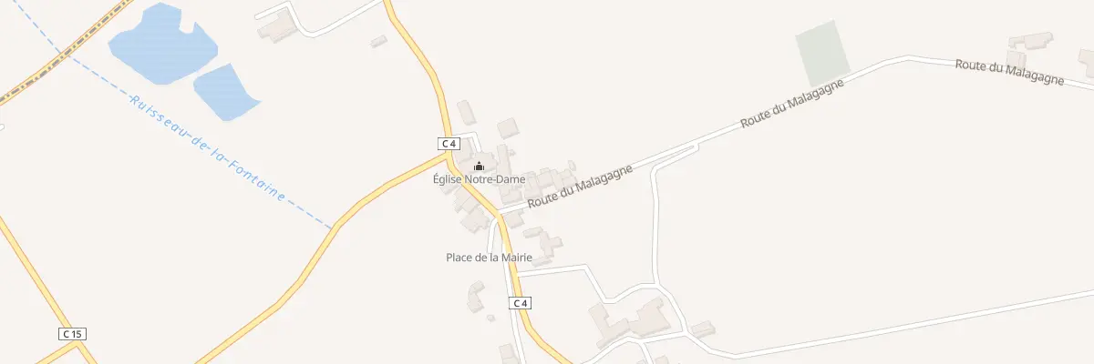 Plan du 12 Le Bourg à Lagarrigue