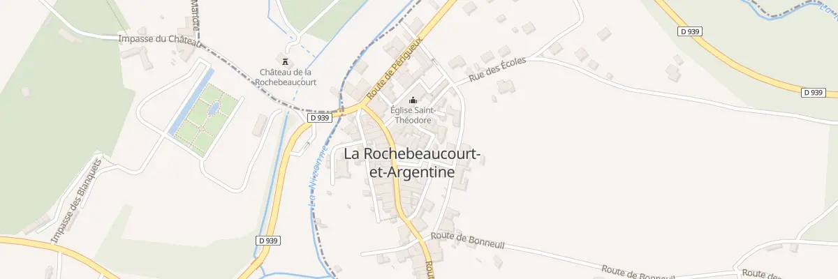 Plan du 5 Pl de la Mairie à La Rochebeaucourt-et-Argentine