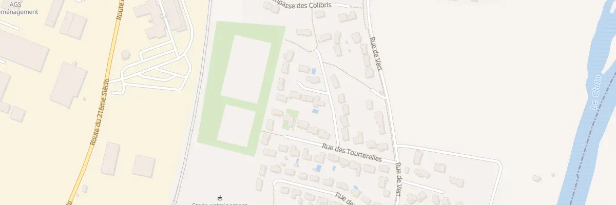 Plan du 2 All des Chardonnerets à Chasseneuil-du-Poitou