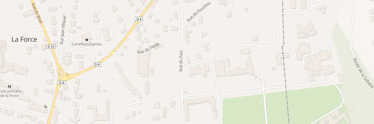 Plan du 6 Rue du Parc à La Force