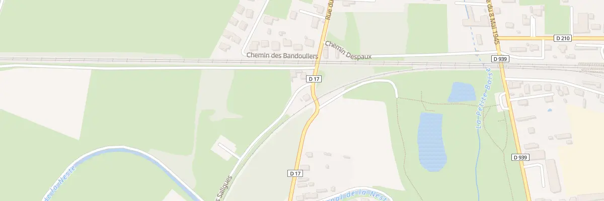 Plan du 838 Rue du Tir à Lannemezan