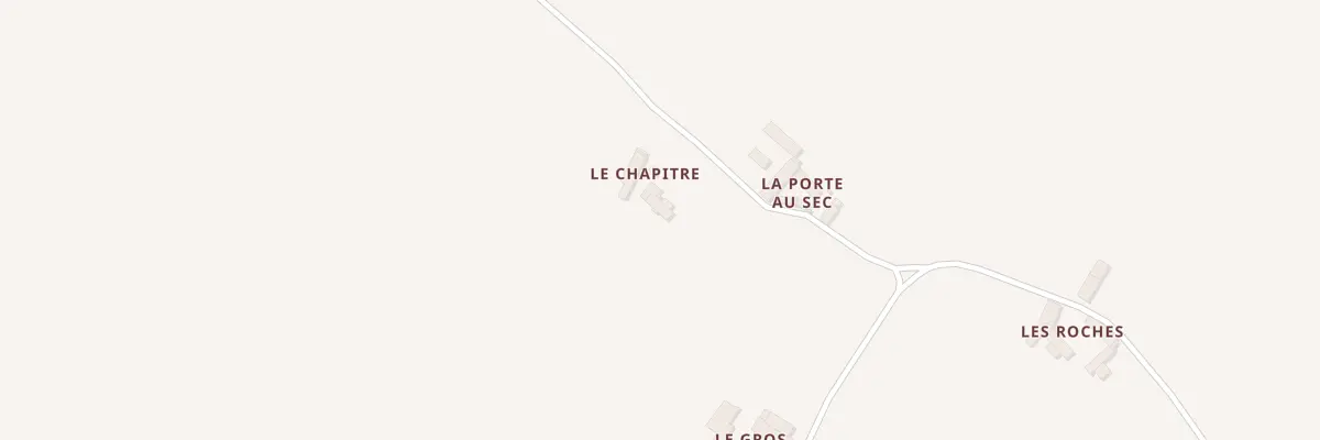 Plan du 1 Le Chapitre à Saint-Christophe