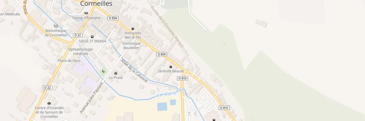 Plan du 93 Rue de l’Abbaye à Cormeilles