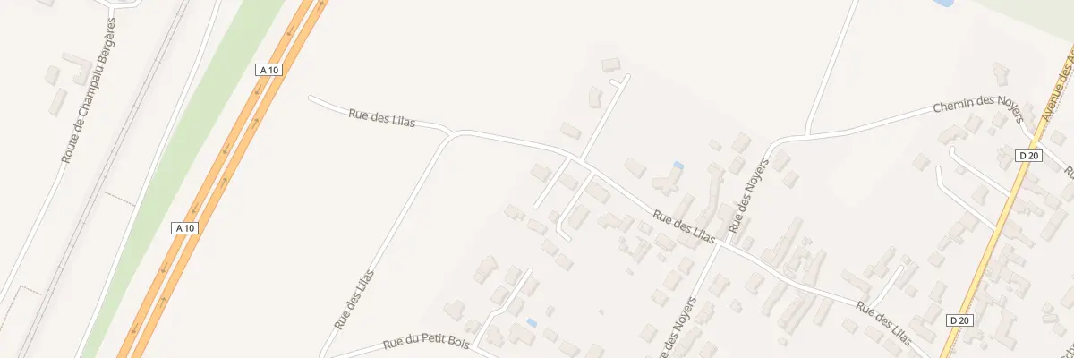 Plan du 39 Rue des Lilas à Jaunay-Marigny