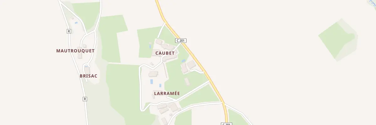 Plan du 21 Caubet à Lasserre