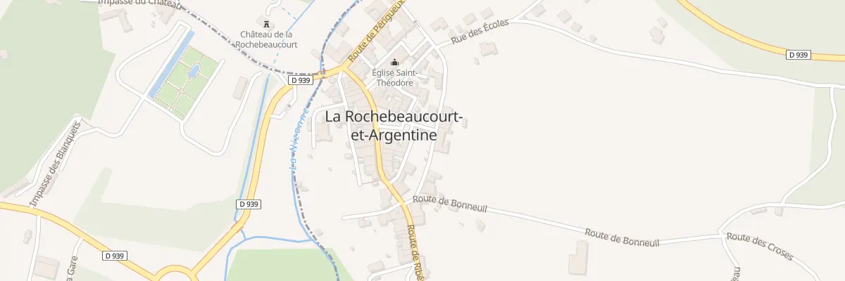 Plan du 4 Pl de la Mairie à La Rochebeaucourt-et-Argentine