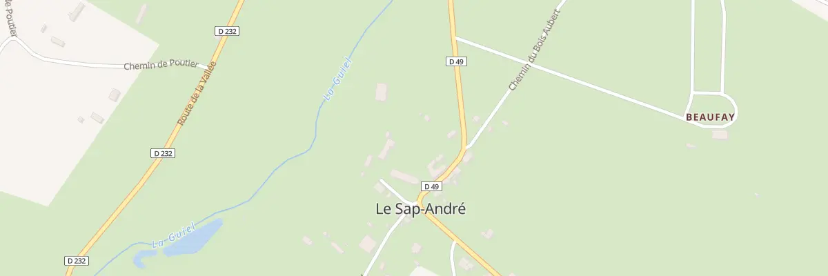 Plan du 51 Le Bourg au Sap-André