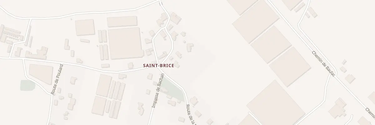 Plan du 2171 Rte de Saint Brice à Bourran