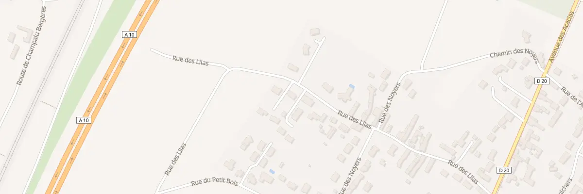Plan du 37 Rue des Lilas à Jaunay-Marigny