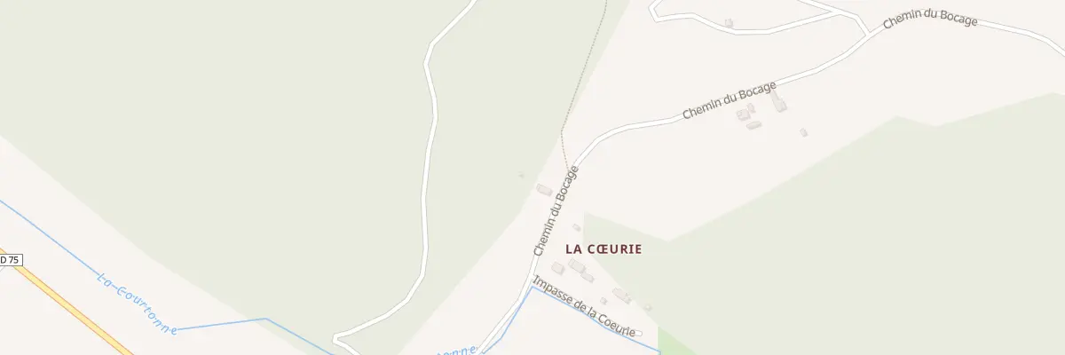 Plan du 1 Che du Bocage à Courtonne-les-Deux-Églises