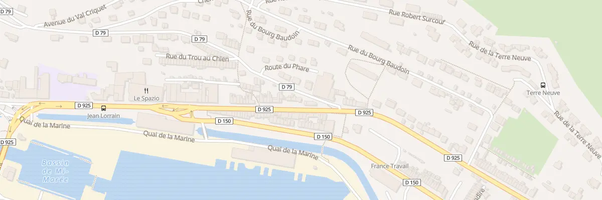 Plan du 45 Rte de Cany à Fécamp