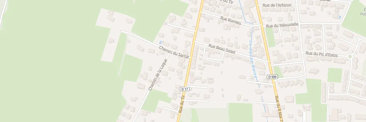 Plan du 546 Rue du Tir à Lannemezan