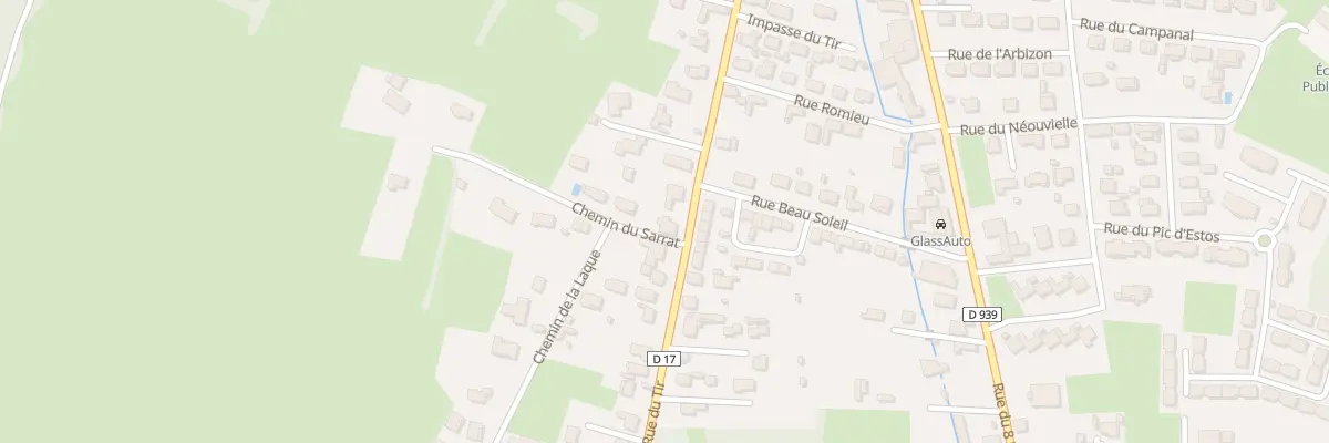 Plan du 526 Rue du Tir à Lannemezan