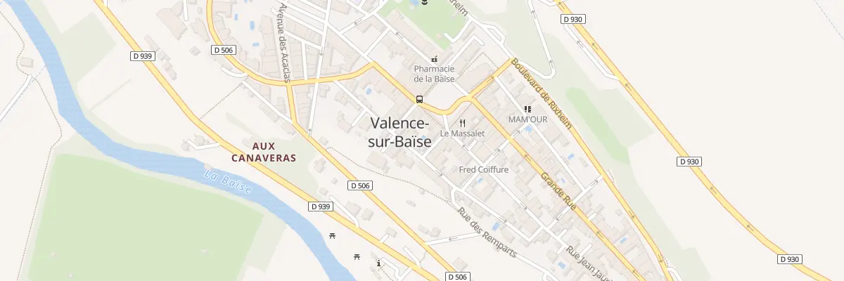 Plan du 17 Rue Saint Jean à Valence-sur-Baïse