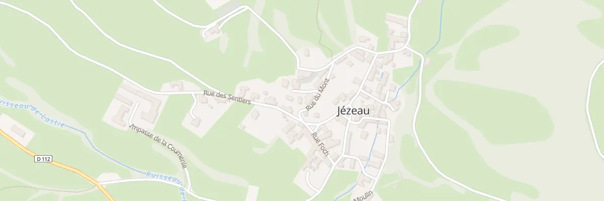 Plan du 1 Imp du Mont à Jézeau