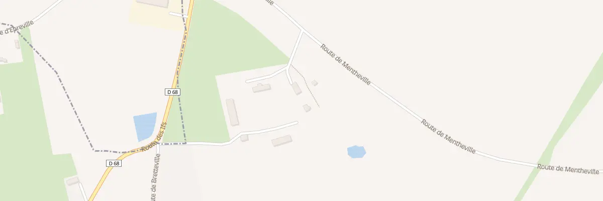Plan du 103 Rte de Mentheville à Auberville-la-Renault