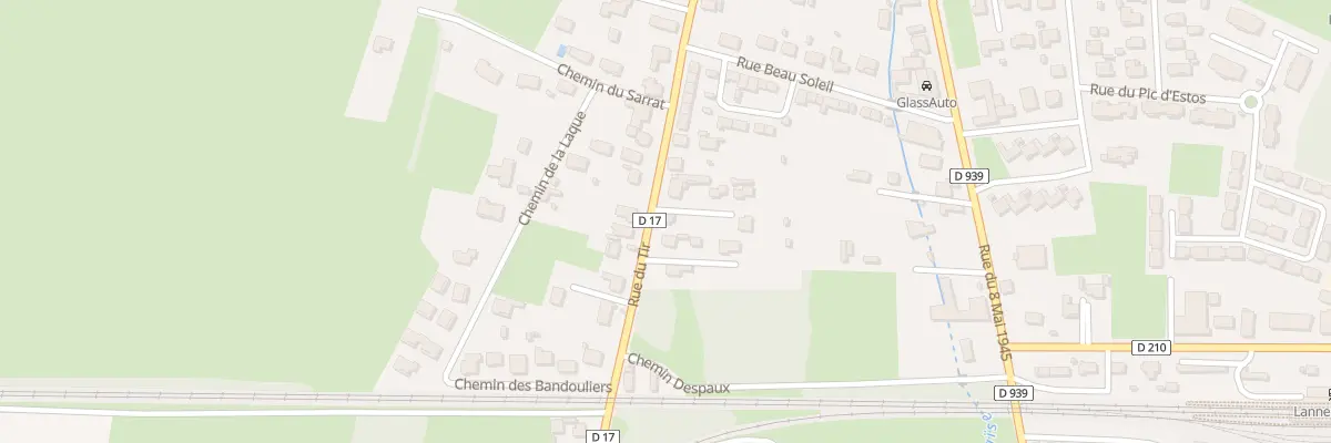 Plan du 633 Rue du Tir à Lannemezan