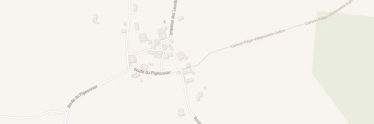 Plan du 1403 Rte du Pigeonnier à Villetoureix
